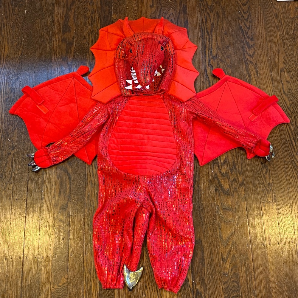 Pottery Barn Kids Fiery Red Dragon Costume